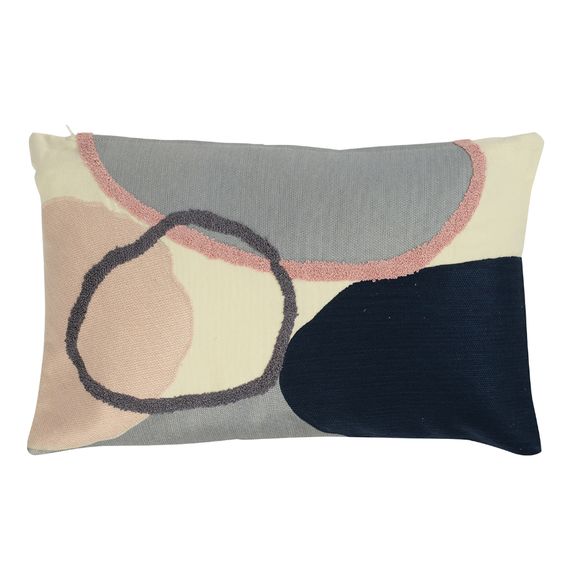 Подушка декоративная с дизайнерским орнаментом из коллекции Ethnic, 30х50 см, Tkano