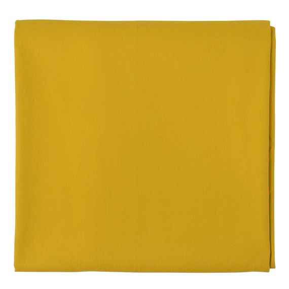 Скатерть из хлопка горчичного цвета из коллекции Prairie, 170х170 см, Tkano