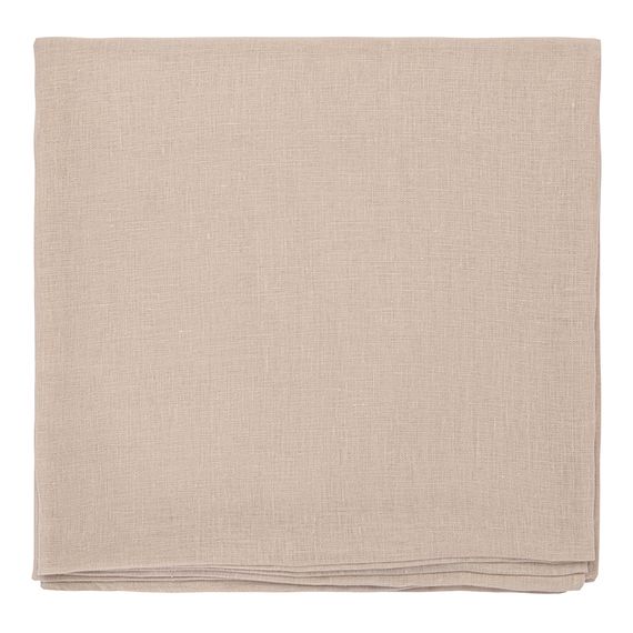 Скатерть из стираного льна бежевого цвета из коллекции Essential, 150х250 см, Tkano