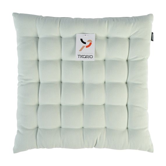 Подушка на стул мятного цвета из коллекции Wild, 40х40 см, Tkano