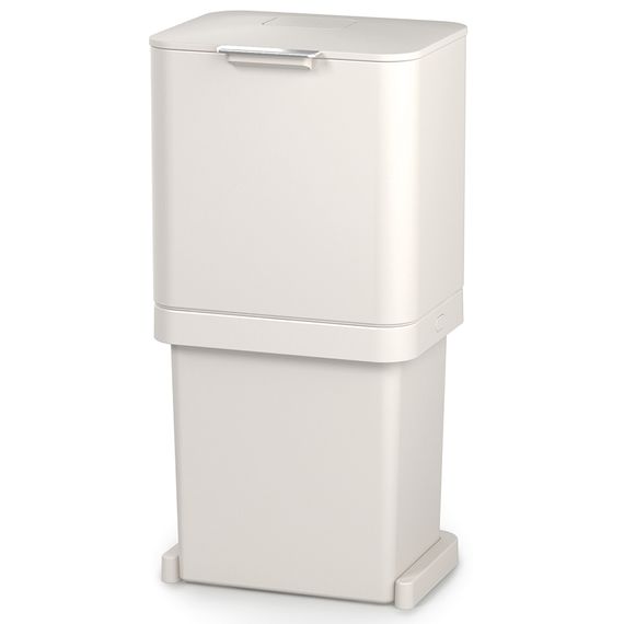 Контейнер для мусора с двумя баками Totem Pop, 60 л, белый, Joseph Joseph