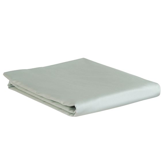 Простыня из сатина мятного цвета из коллекции Wild, 180х270 см, Tkano