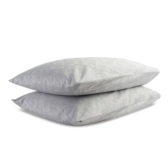 Набор из двух наволочек из сатина с жаккардовым рисунком Ягоды тайги из коллекции Russian North, 70х70 см, Tkano