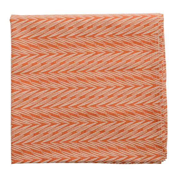 Скатерть на стол из хлопка с графичным принтом Колосья Russian North, 150х250 см, Tkano