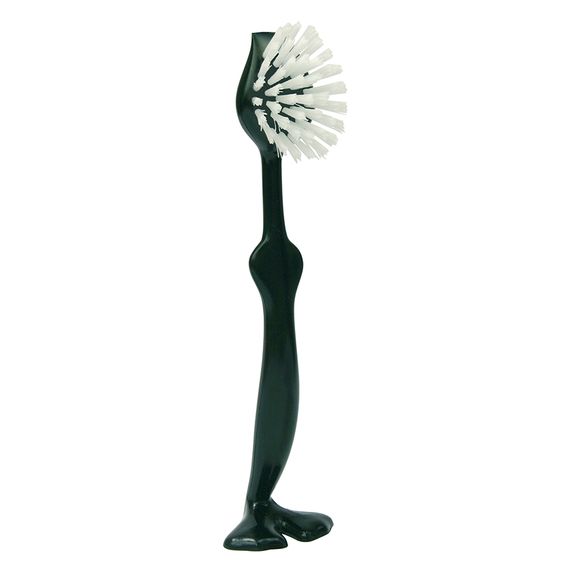 Щетка для мытья посуды Tim, черная,Koziol