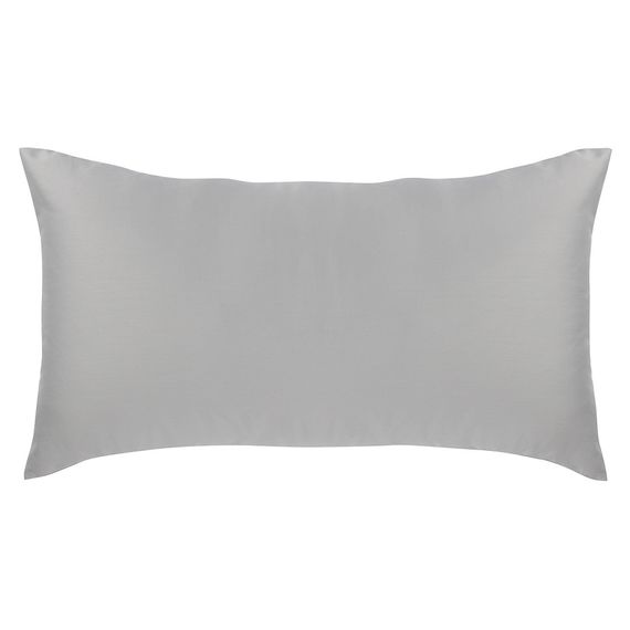 Наволочка из сатина светло-серого цвета из коллекции Essential, 40х60 см, Tkano