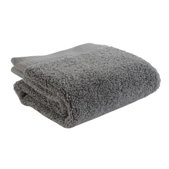 Полотенце для лица темно-серого цвета из коллекции Essential, 30х50 см, Tkano